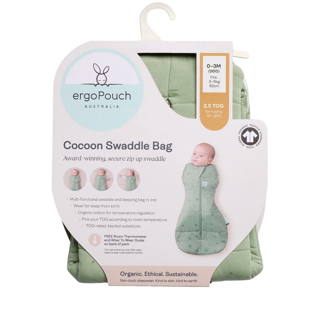 ergoPouch, Organic Swaddle to Sleep Bag Tog, Dragonflies at
