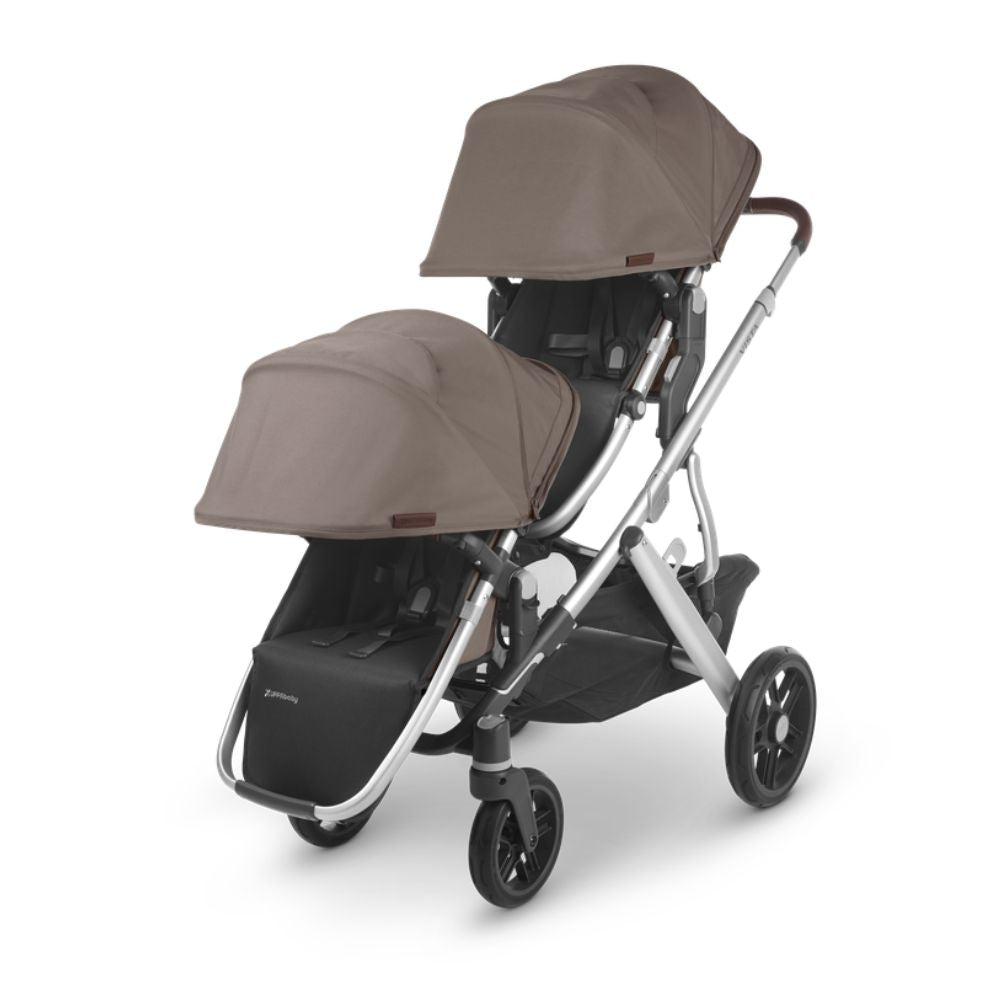 UPPAbaby Vista V2 kinderwagen/converteerbaar enkelvoudig systeem/wieg, peuterstoel, insectenschild, regenscherm en opbergtas inbegrepen/Jake (houtskool/carbon frame/zwart leer UPPAbaby Vista V2 kinderwagen/converteerbaar enkelvoudig systeem/wieg, peuterstoel, insectenschild, regenscherm en opbergtas inbegrepen/Jake (houtskool/carbon frame/zwart leer