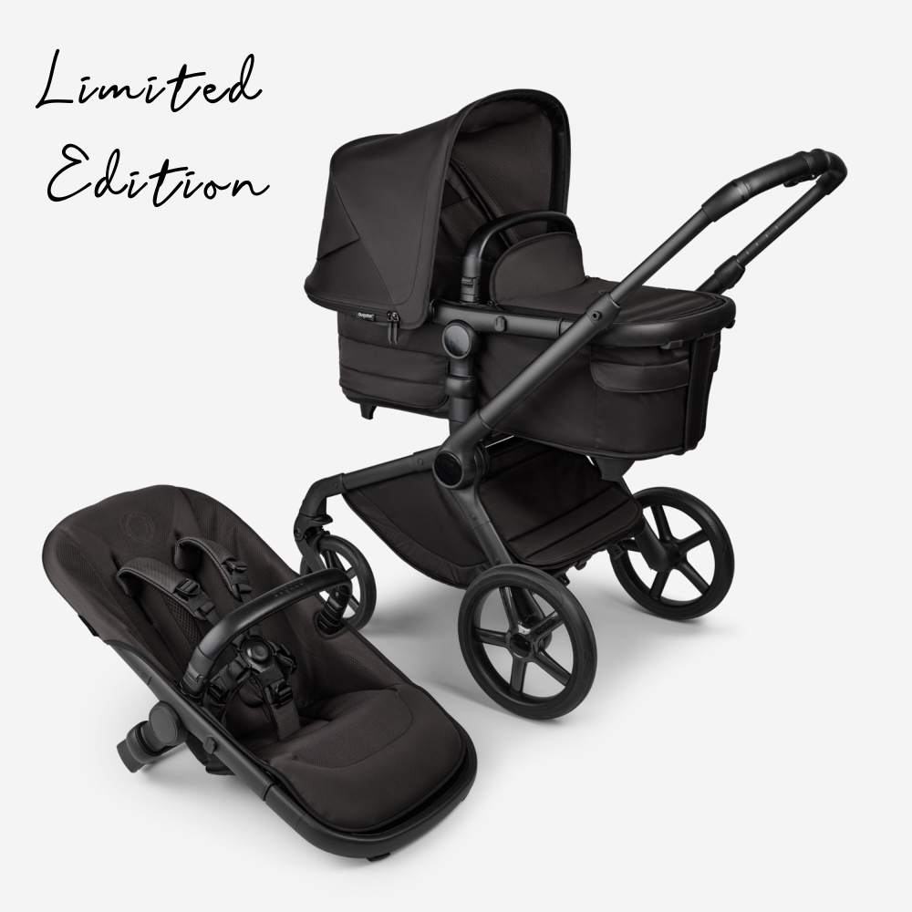 Bugaboo Fox 5 Travel System Cybex Cloud T Noir Moonlight Black at Bygge Bo Baby
