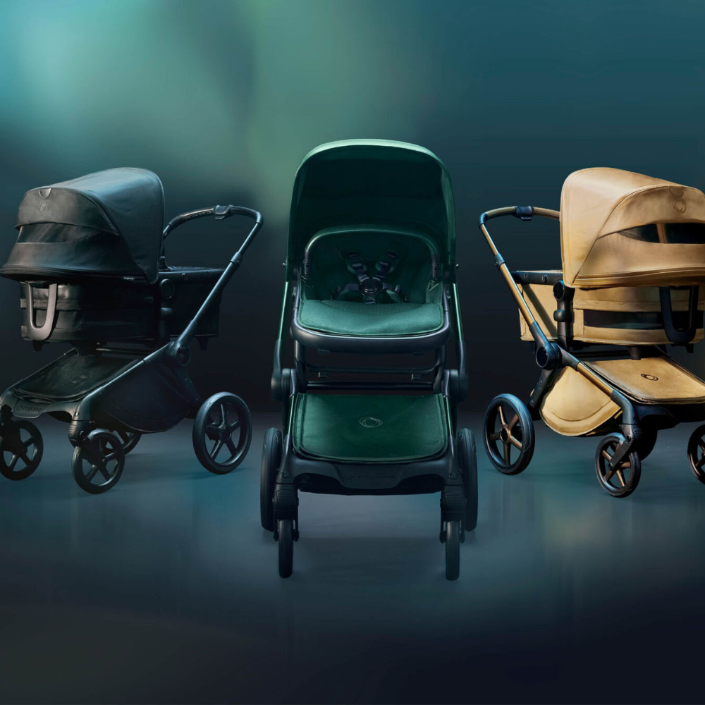 Bugaboo Fox 5 Pushchair Noir Limited Edition Midnight Green at Bygge Bo Baby