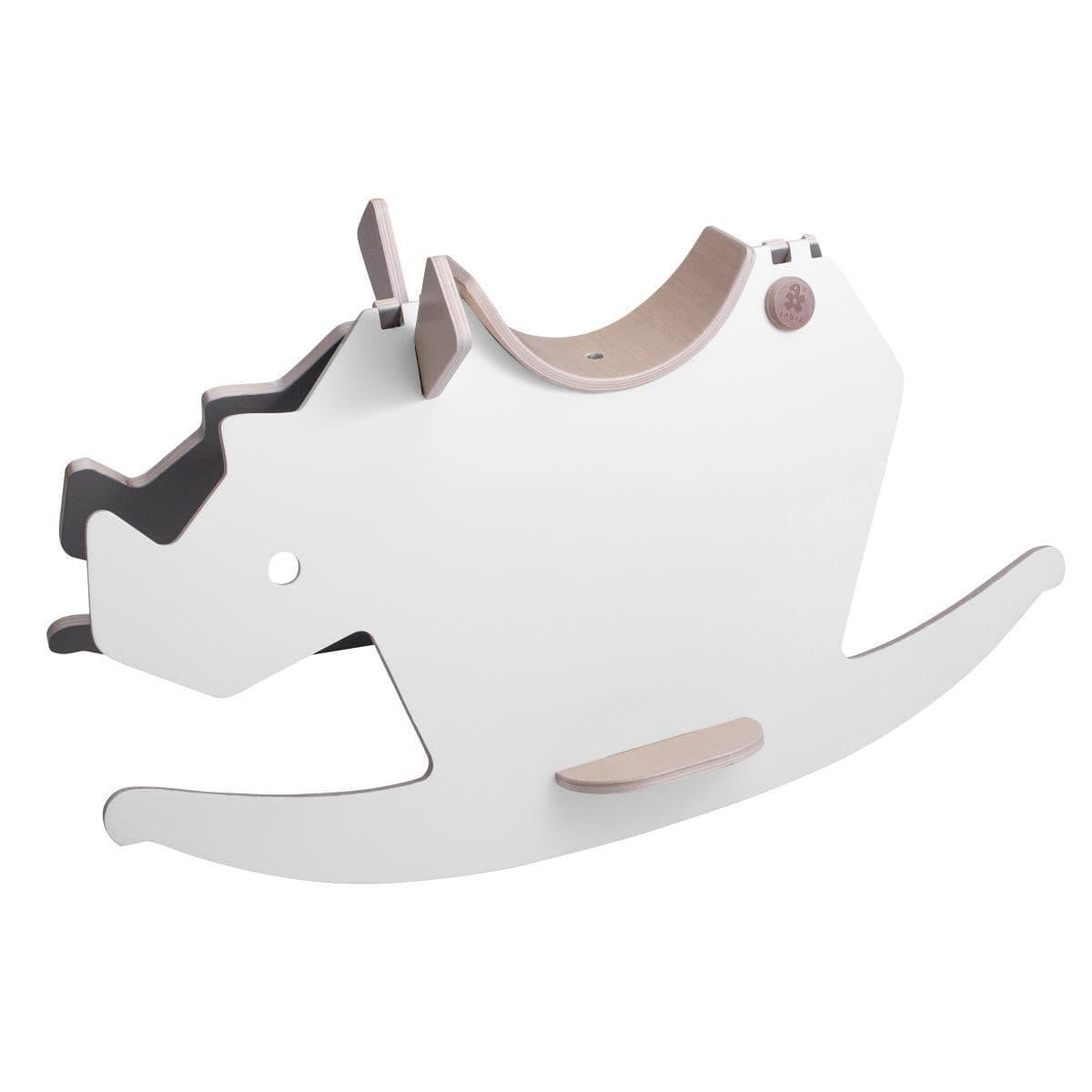 Rhino Rocker Sebra, Wooden Rocker Rhino at Bygge Bo Baby & Kids Store | Irish Store