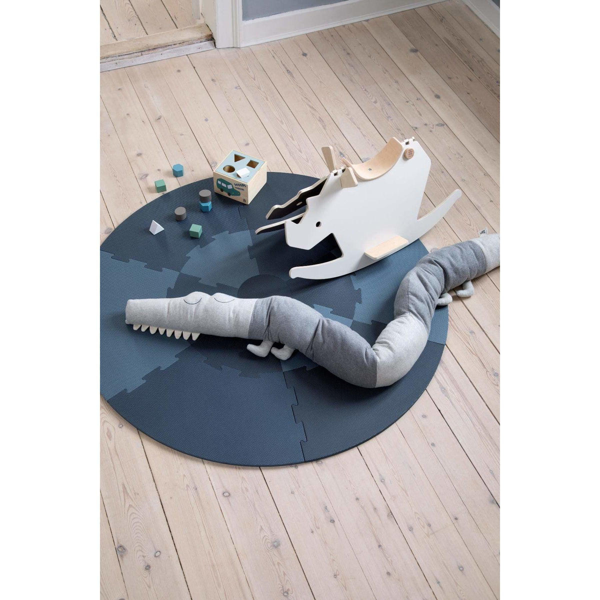 Rhino Rocker Sebra, Wooden Rocker Rhino at Bygge Bo Baby & Kids Store | Irish Store