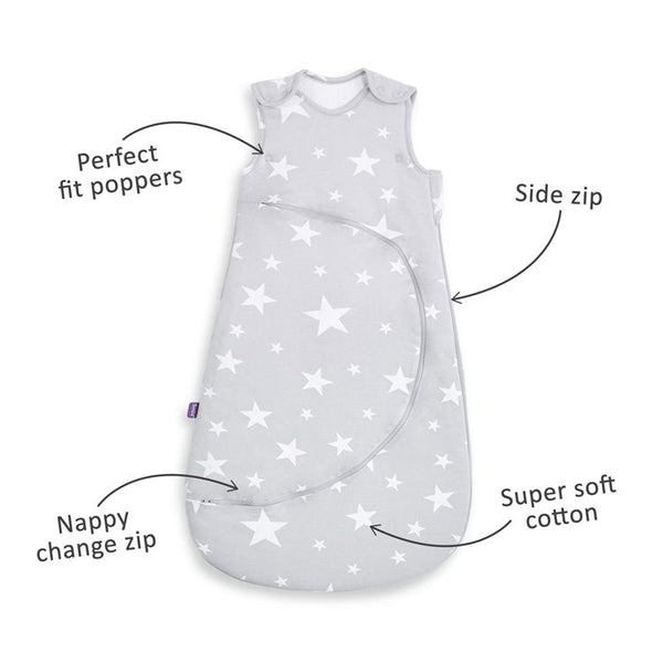 snüz schlafsack SnuzPouch 1 TOG Sleep Bag, Multi Rainbow (6-18m) at Bygge Bo |