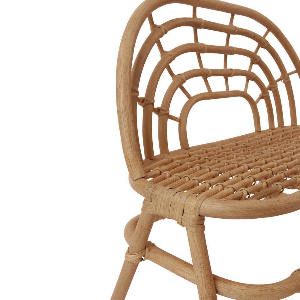 Rattan Rainbow Kids Chair OYOY, Rainbow Mini Rattan Chair At