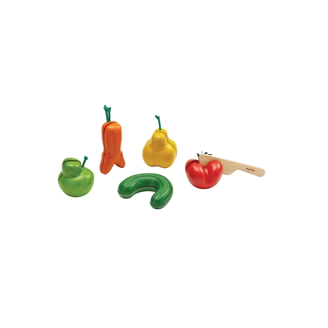 Plan Toys, Wonky Fruit Vegetables at Bygge Bo Baby Kids Store