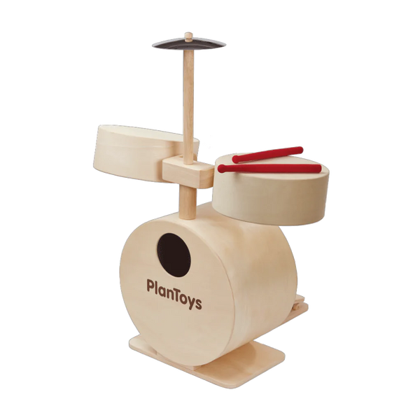 Plan Toys, Wooden Drum Kit at Bygge Bo Baby Kids Store Irish Store