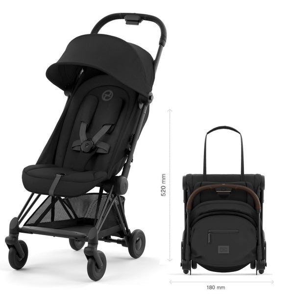 cybex coya matt black Cybex, Coya Ultra Compact Stroller, Matt Black at Bygge Bo Baby & Kids