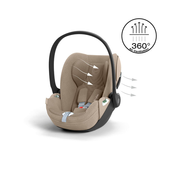 Cybex, Cloud T i-Size Infant Car Seat, Plus Fabric at Bygge