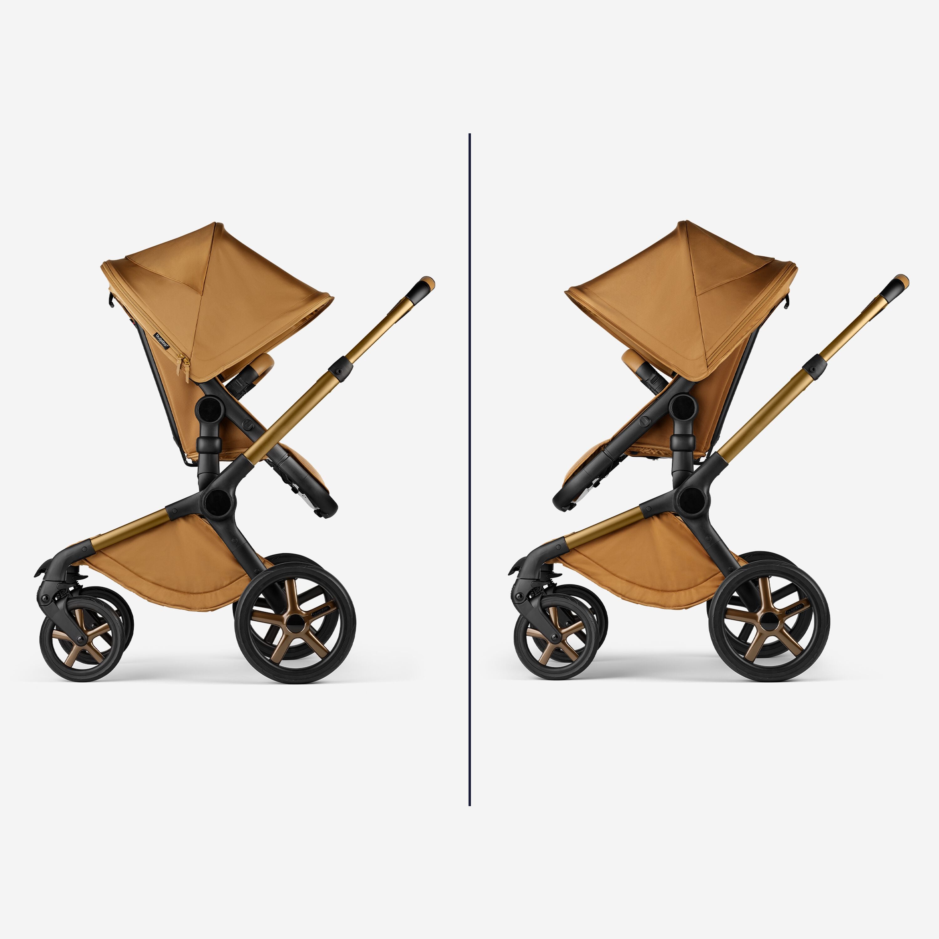 Bugaboo Fox 5 Pushchair Noir Limited Edition Amber Glow at Bygge Bo Baby