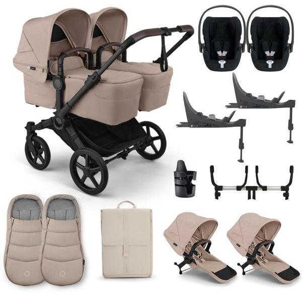 bugaboo de Bugaboo, Donkey 6 Twin Travel Bundle w/ Cloud T at Bygge Bo