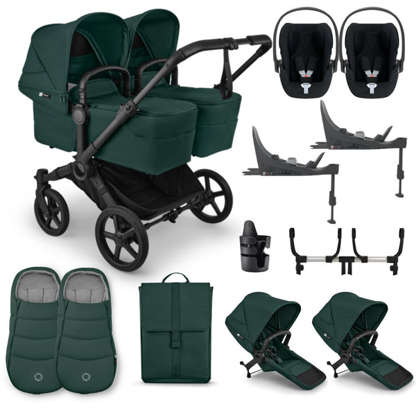 bugaboo de Bugaboo, Donkey 6 Twin Travel Bundle w/ Cloud T at Bygge Bo