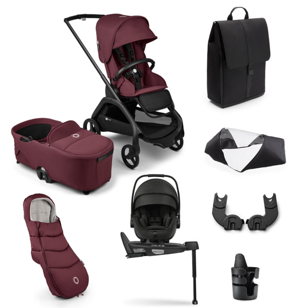 bugaboo dragonfly transport bag Bugaboo, Dragonfly Ultimate Travel System with Bugaboo Otter, Black/Dark  Cherry at Bygge Bo