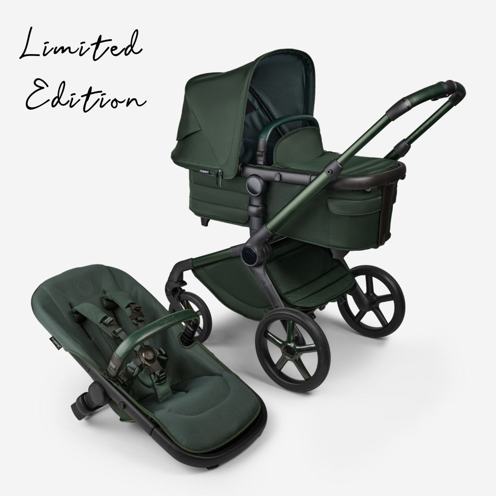 Bugaboo Fox 5 Pushchair Noir Limited Edition Midnight Green at Bygge Bo Baby