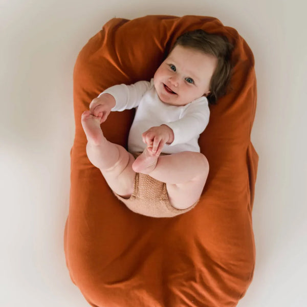 Snuggle Me, Organic Baby Nest/Lounger Cover, Gingerbread – Bygge Bo