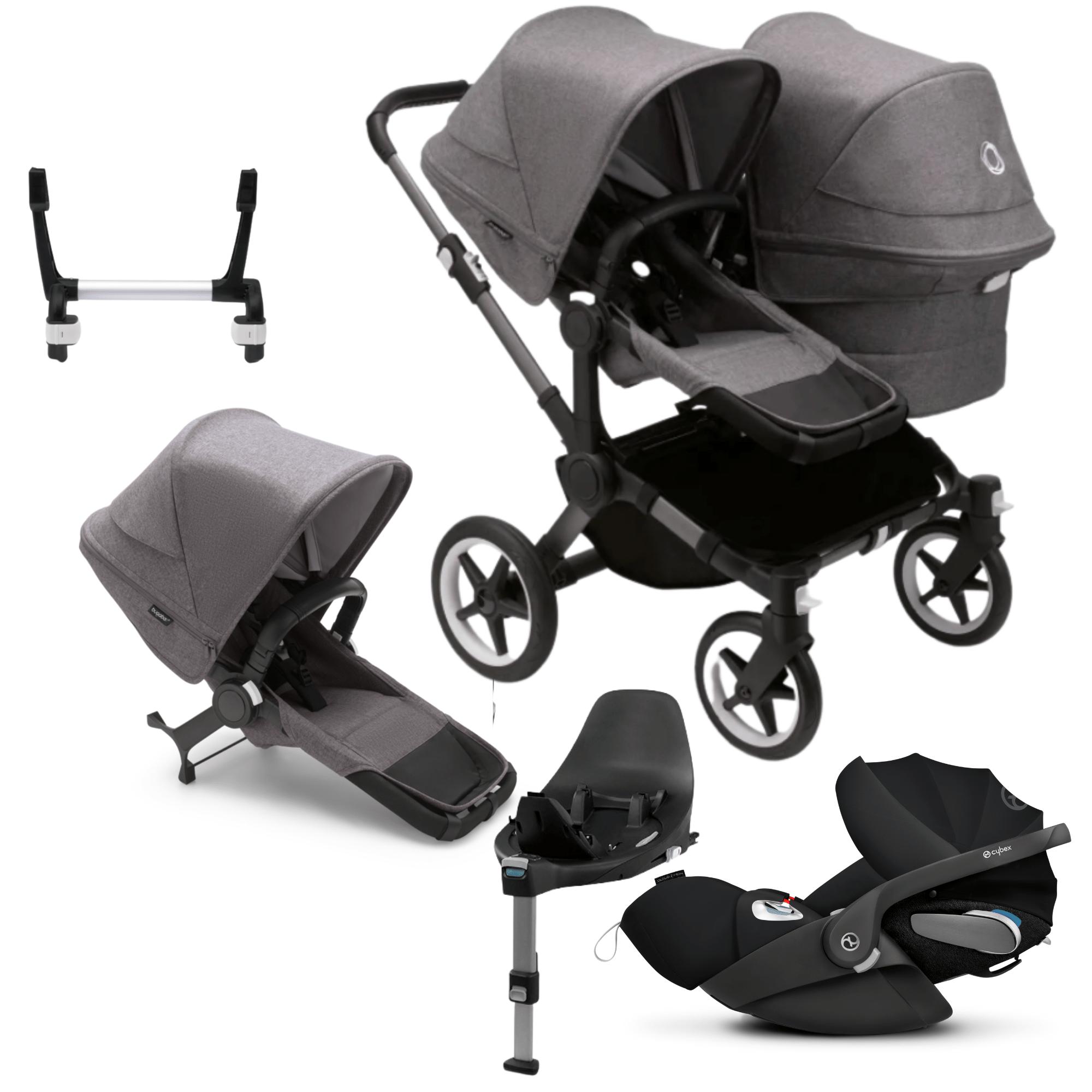 Bugaboo Donkey 5 Duo Complete Travel Bundle w Cloud Z at Bygge Bo