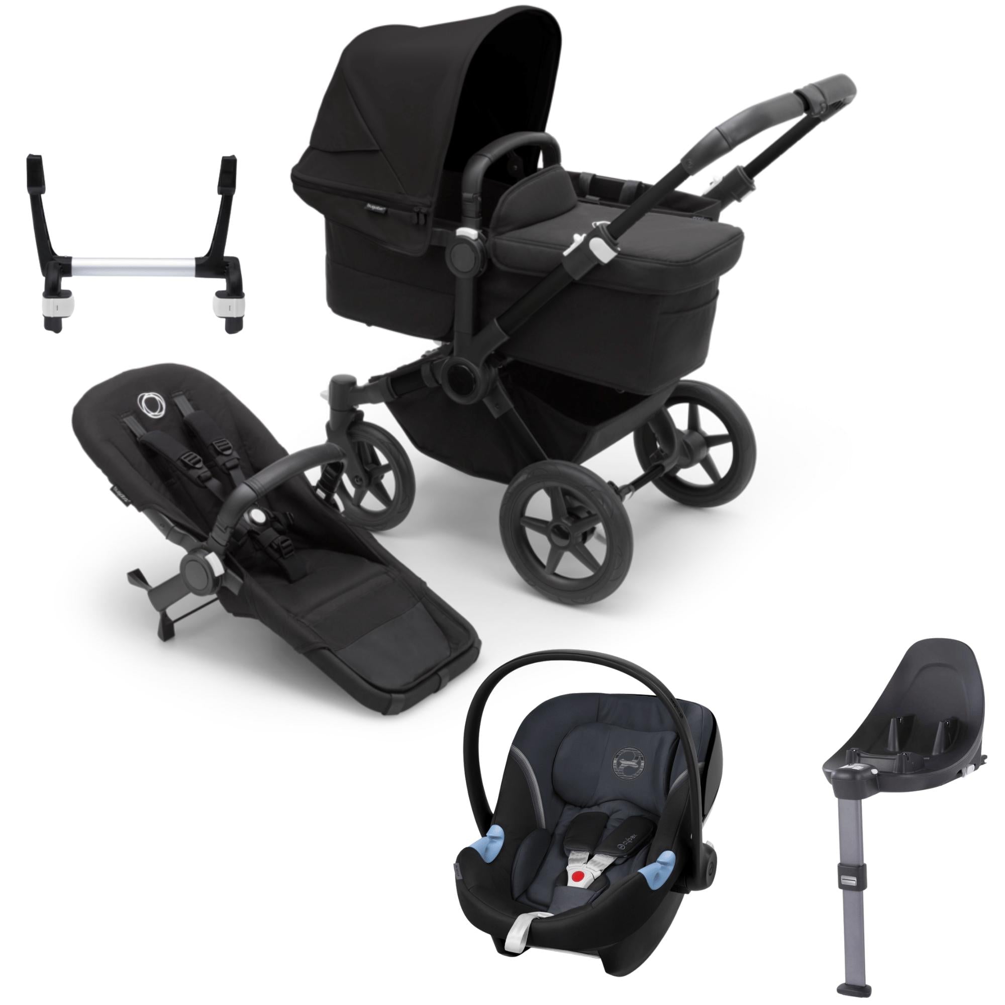 Bugaboo donkey all black online