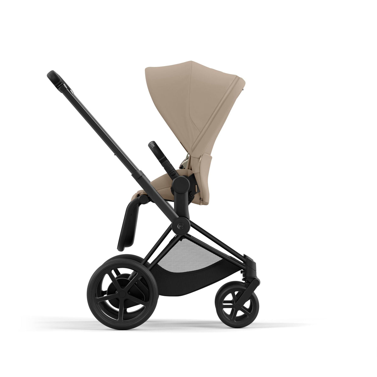 Cybex: e-Priam Pushchair, Matt Black Frame – Bygge Bo