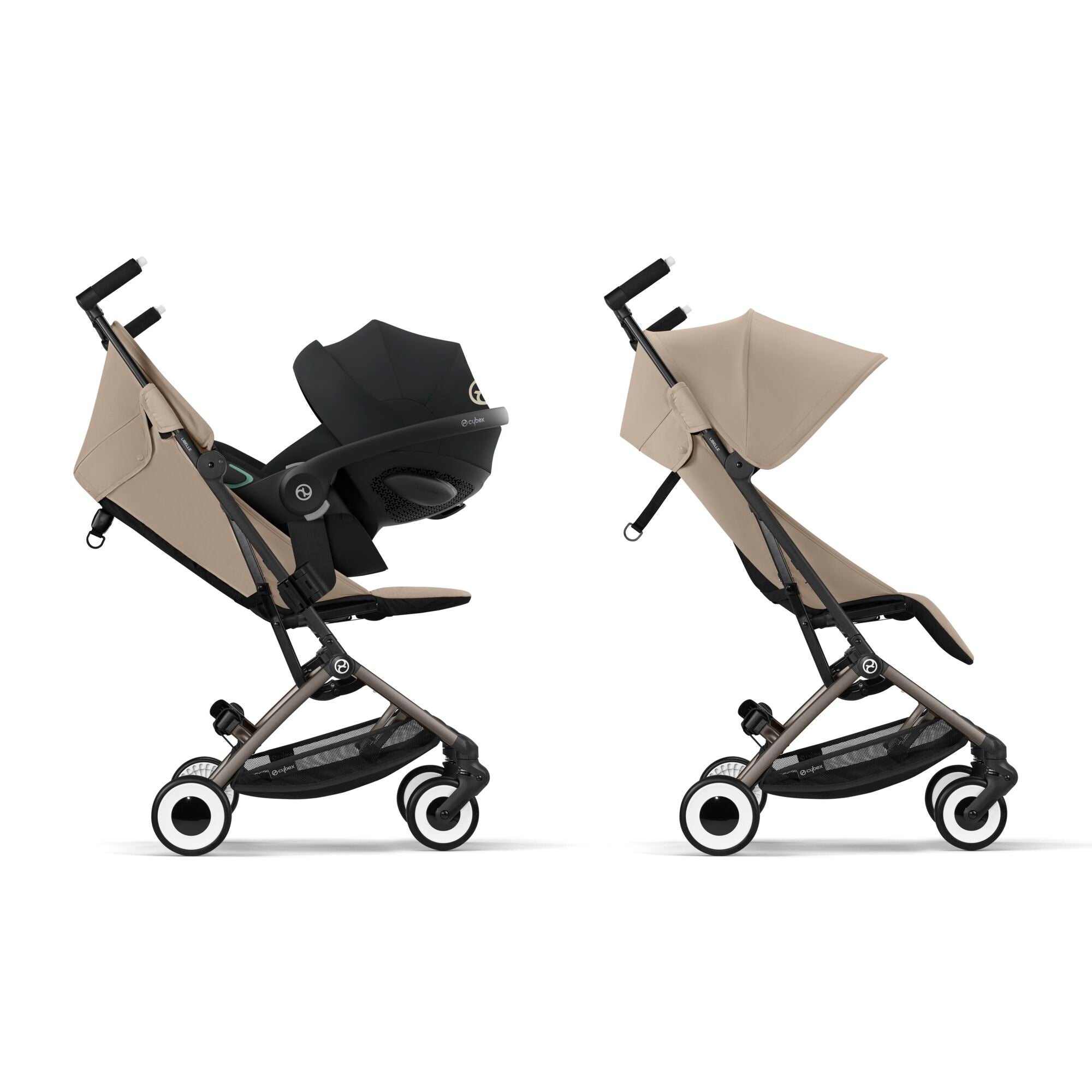 Cybex New Libelle Ultra Compact Stroller Almond Beige Bygge Bo