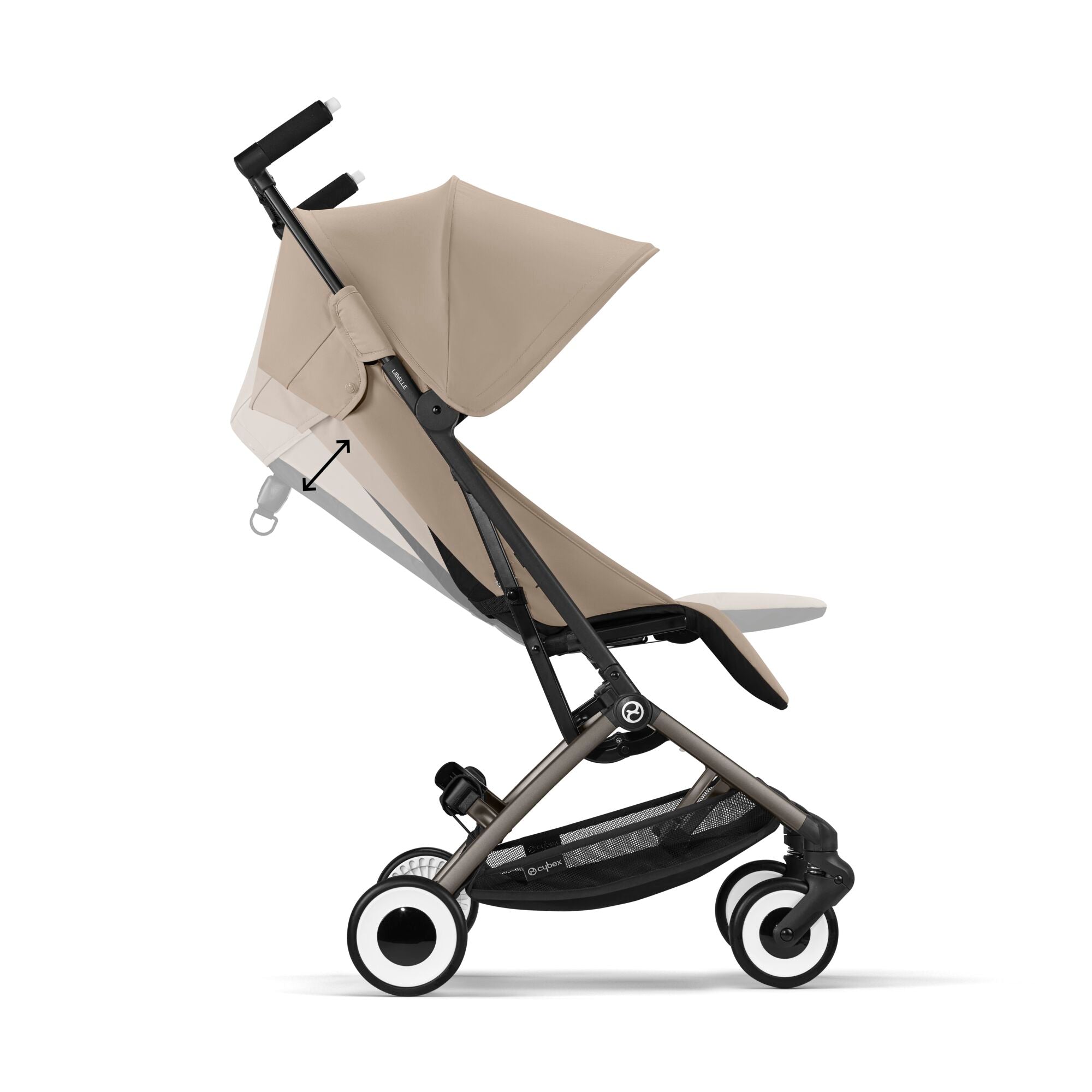 Cybex New Libelle Ultra Compact Stroller Almond Beige Bygge Bo