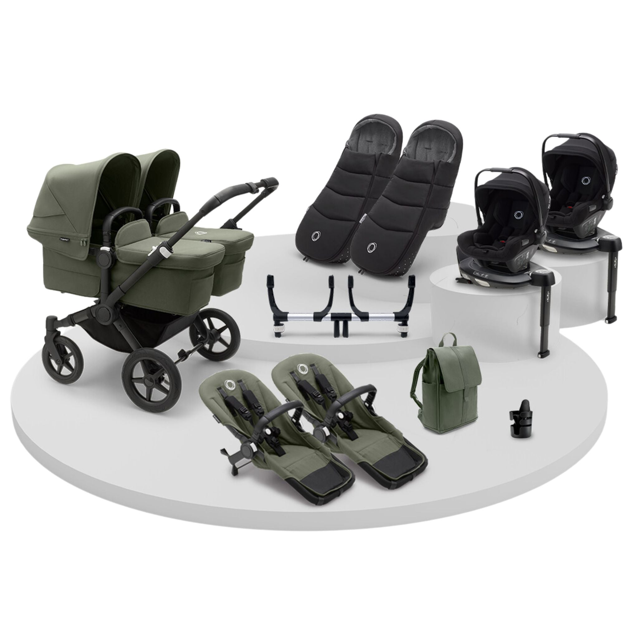 Bugaboo Fox Bugaboo Donkey Twin Vezimelis Bugaboo Donkey Bugaboo