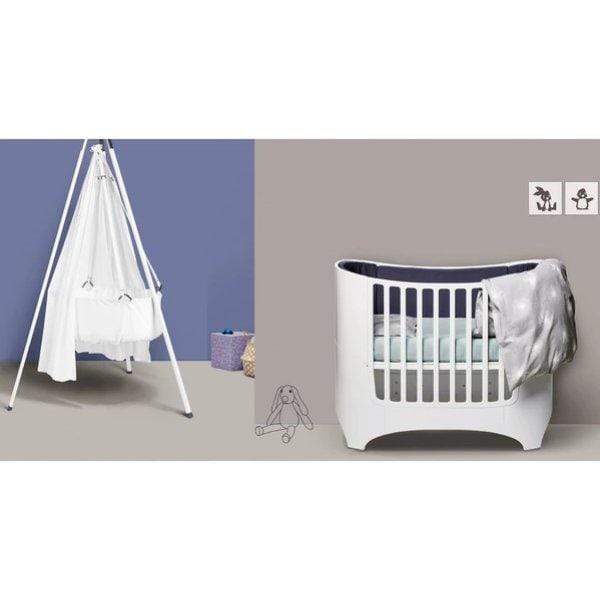 Leander Cradle Tripod Stand White at Bygge Bo Baby Kids Store