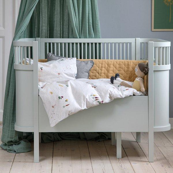 Sebra Extendable Cot Bed Baby Junior Wooden at Bygge Bo Baby