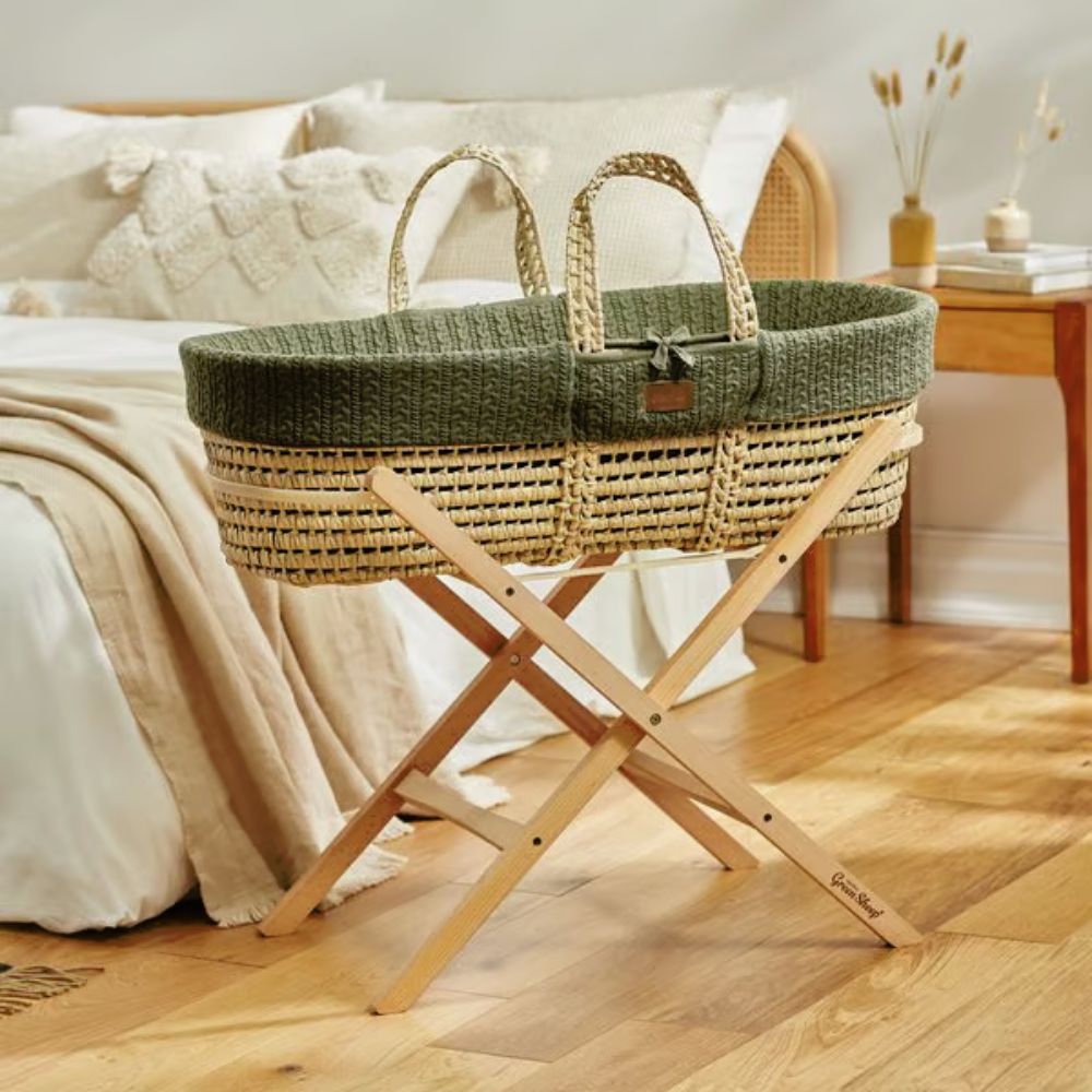 The Little Green Sheep Natural Moses Basket Mattress at Bygge Bo