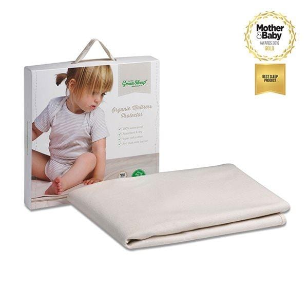 The Little Green Sheep Organic Cot Mattress Protector 3 Sizes at Bygge Bo