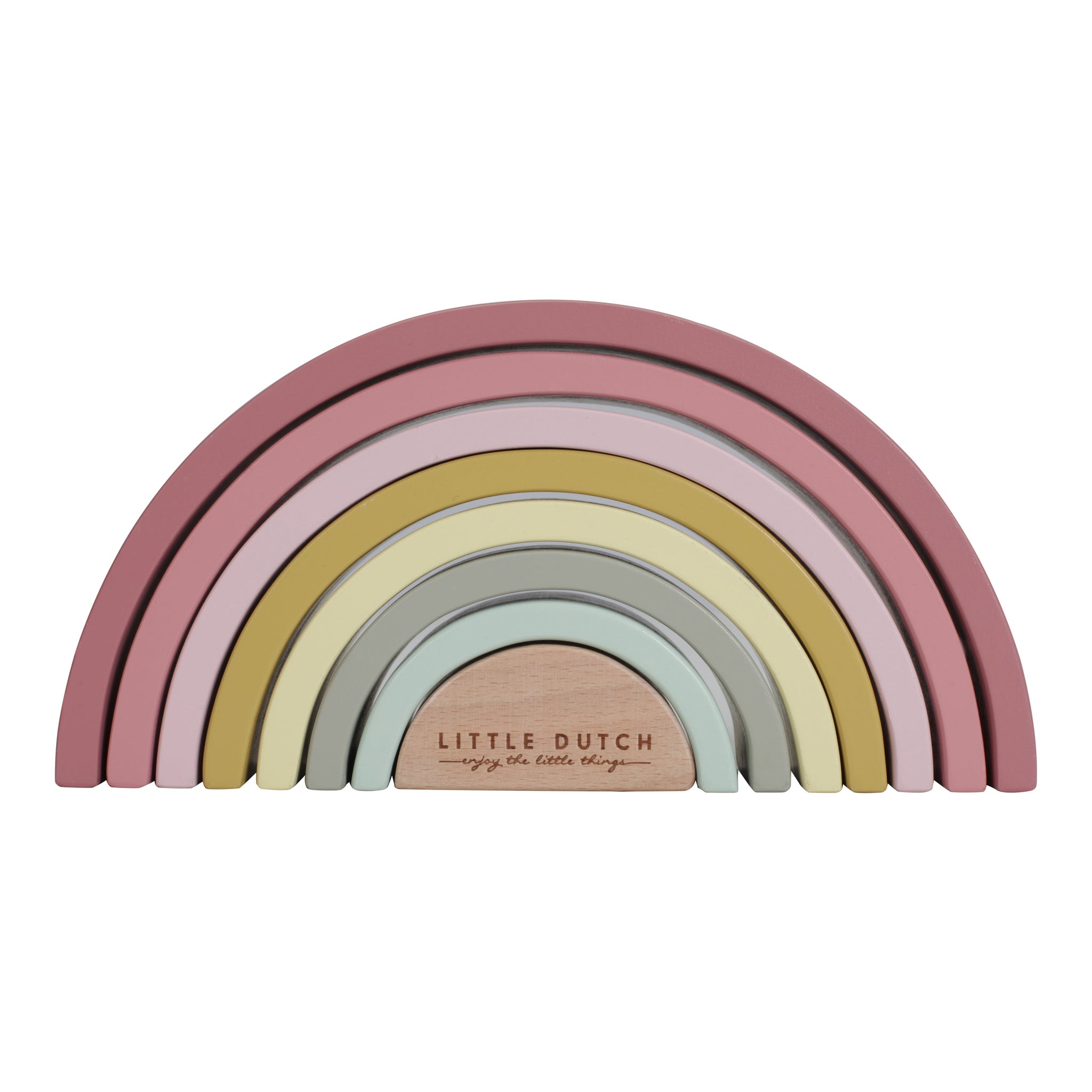 Little Dutch, Wooden Stackable Rainbow at Bygge Bo Baby & Kids Store